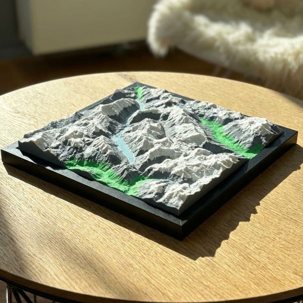 handgemachtes 3D Stadtmodell von deinem Wunschort